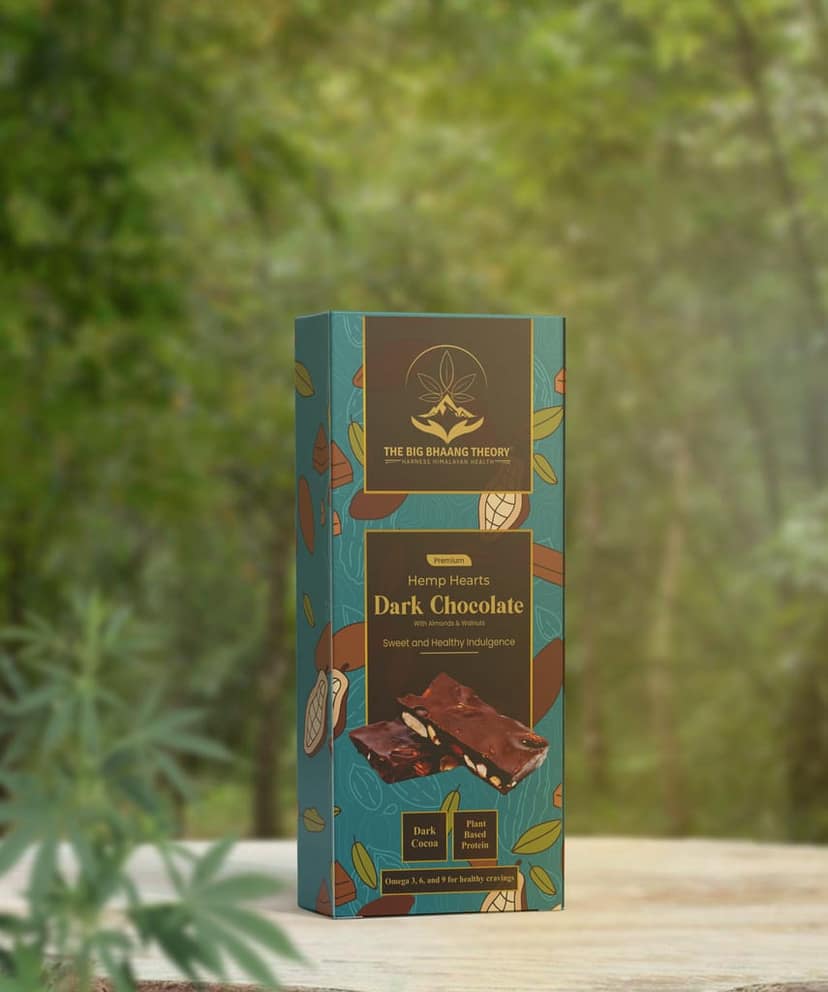 Hemp Hearts Dark Chocolate view 2