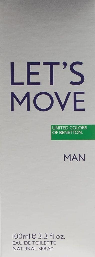 United Colors of Benetton Let's Move Eau de Toilette for Men, 100ml - Buy 1 Get 1 Free view 2