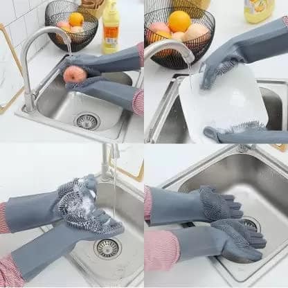 Elecsera Hand Glove Wet and Dry Glove (Free Size) Wet and Dry Disposable Glove (Free Size) view 2