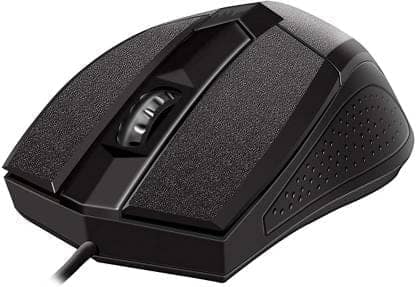 QUANTUM QHM224D Wired Optical Mouse (USB 2.0, Black) view 2