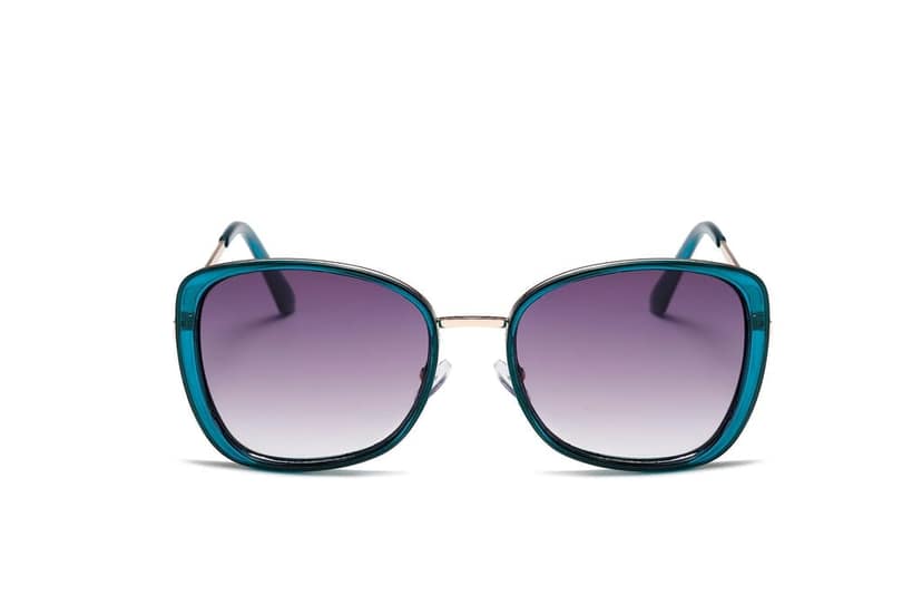 Eyenaks Round Sunglasses For Women | Premium Metal And PC Finish | UV400 Protection | Pack Of 1 (Blue) view 2