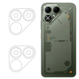 ISAAK Back Camera Lens Protector compatible for Tecno Pova 8 5G (Pack of 2)