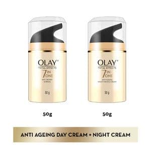 Olay Total Effects Night & Day Cream Combo (50 gm each) Pack of 2 view 2