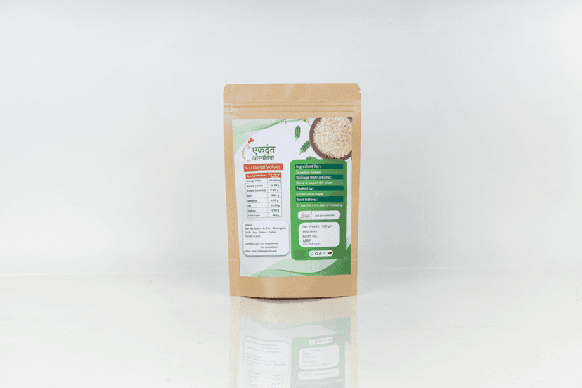 Pandhare til (white sesame seeds) 500g Each view 2