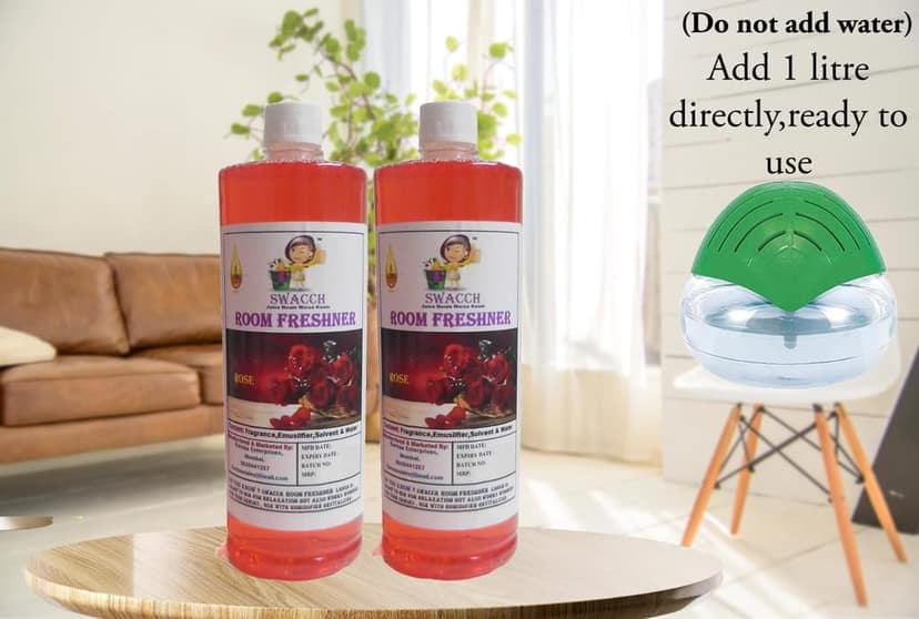 Swacch Room Freshner (1 Litre) (Pack of 2) Rose view 2
