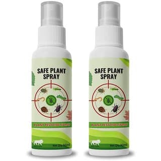Safe Plant Spray Natural Pesticide for Plants Home garden with Nutrients Controls Mealybugs, Fungal Attacks Pack of 2