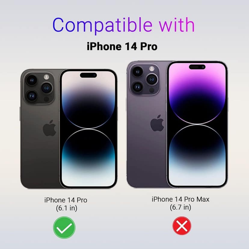 LIRAMARK Liquid Silicone Soft Back Cover Case for Apple iPhone 14 Pro (6.1 inch) view 2
