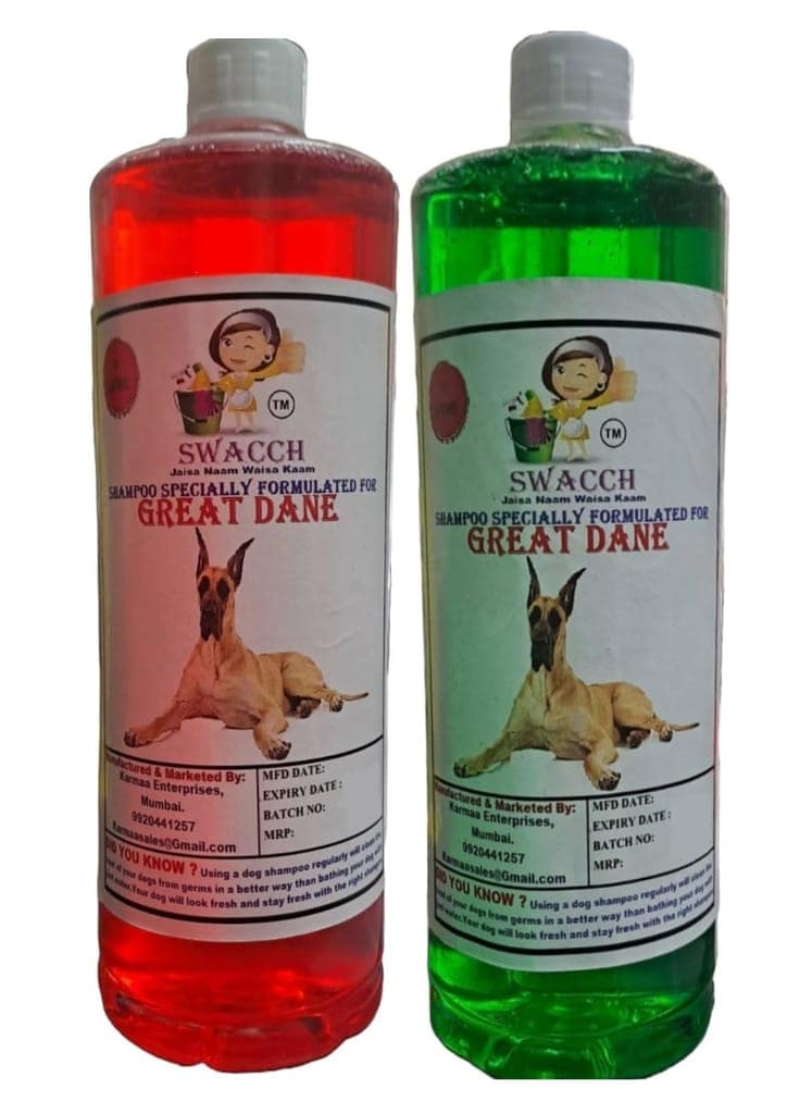 Swacch Shampoo Specially Formulated for Great DANE (1 Litre) (Combo Pack of 2) Jasmine & Neem Alovera view 2