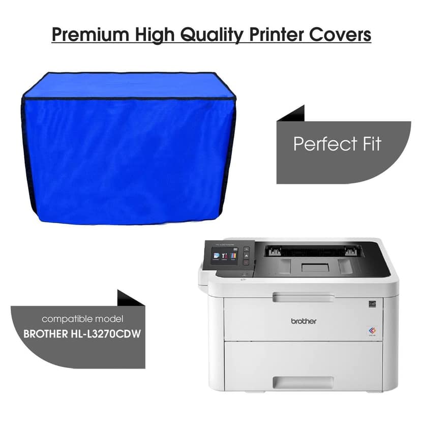 Palap Super Premium Dust Proof Printer Cover for Brother HL-L3270CDW Printer (Bright Blue) view 2