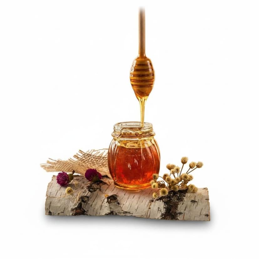 Pure Natural Honey - 1 kg - One glass jar view 2
