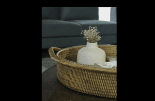 RATTAN Round Tray Medium