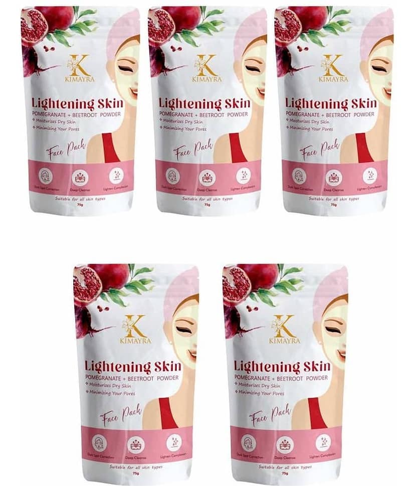 Kimayra - Skin Brightening Face Pack for All Skin Type ( Pack of 5 )