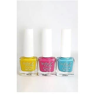 Nail Polish Set for Women | Long-Lasting High Glossy Shine Nail Paint Combo | Vegan and Cruelty-Free | 3 Bright Vibrant Shades | Quick Dry Nail Polish Set (Loud and Clear - Combos of 3)