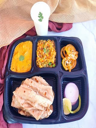 Gatte ki sabzi & dal khichdi meal combo