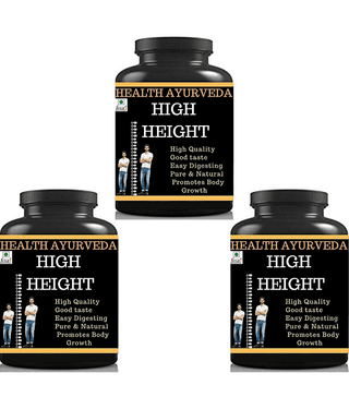 Health Ayurveda High Height Chocolate Flavour Powder 300 Gm Pack of 3