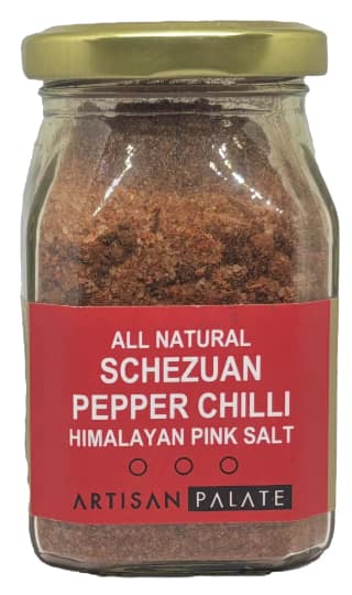 Artisan Palate All Natural Schezwan Pepper Chilli with Himalayan Pink Salt 150gm
