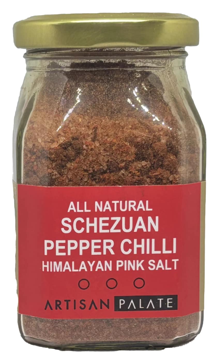 Artisan Palate All Natural Schezwan Pepper Chilli with Himalayan Pink Salt 150gm