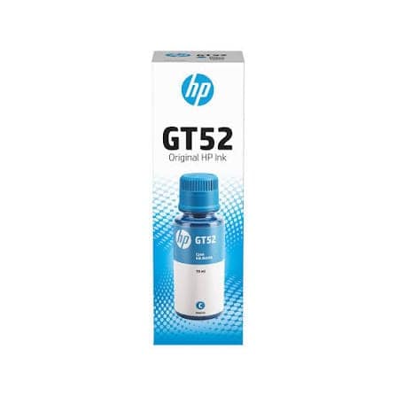Hp Gt52 70 Ml Cyan Original Ink Bottle (m0h54aa) view 2