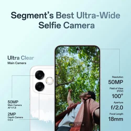 OPPO f33 pro 5G (Starry Blue, 8GB RAM, 128GB Storage) view 2