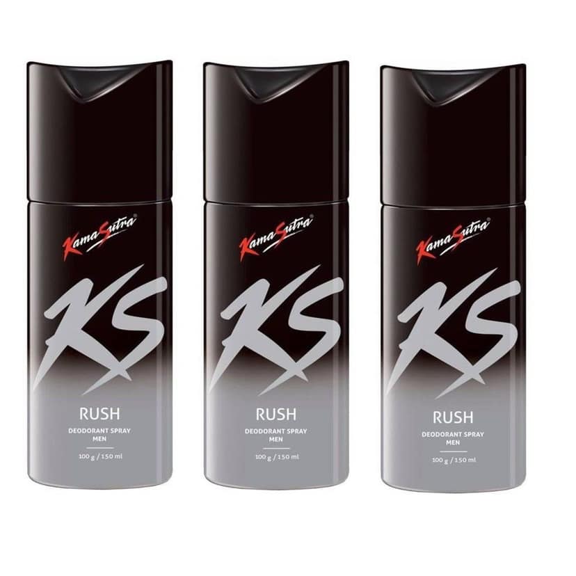 Kama Sutra Rush Deodorant for Men, 150 ml (Pack of 3) view 2