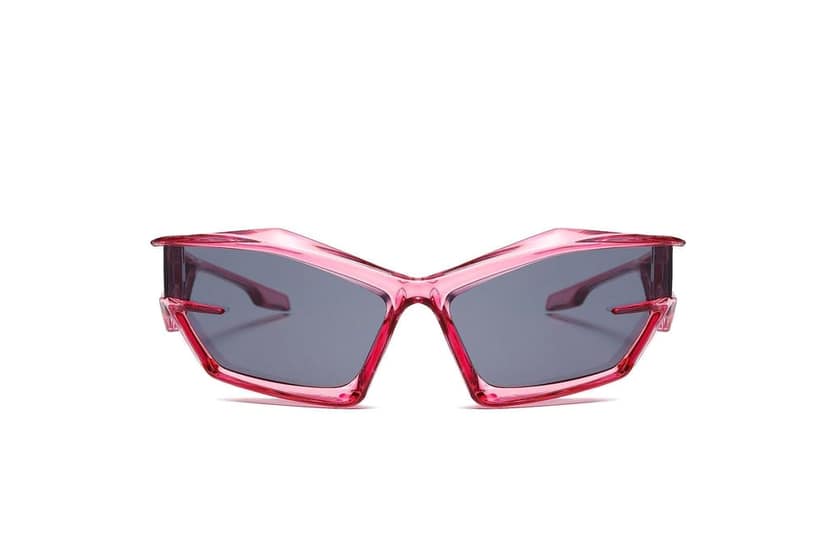 Eyenaks Funky Street Wear Wrap Style Sports Sunglasses For Men And Women With UV400 Protection Lens material Polycarbonate Pack Of 1. (Black) view 2