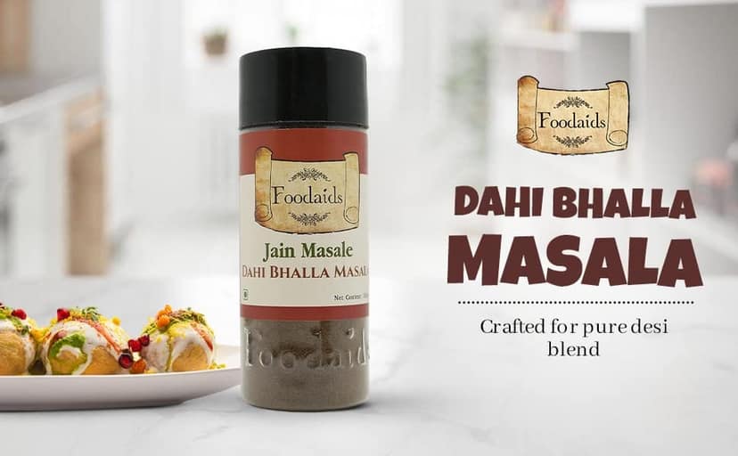 Foodaids Dahi Bhalla Masala Powder / Raita , Lassi Masala- 100Gm view 2