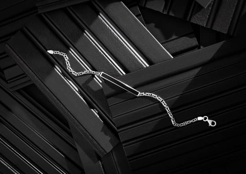 Black Curve Bracelet