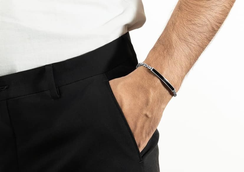Black Curve Bracelet view 2