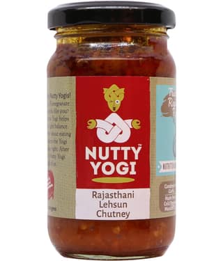Nutty Yogi Rajasthani Lehsun Chutney 200 g