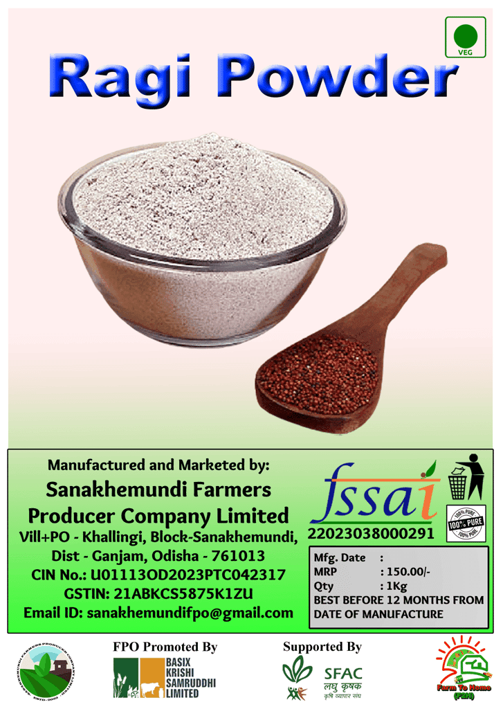 Organic Ragi Powder - 1kg view 2