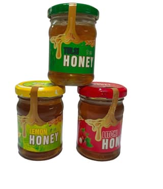 Combo of Lemon Honey , Litchi Honey and Tulsi Honey
