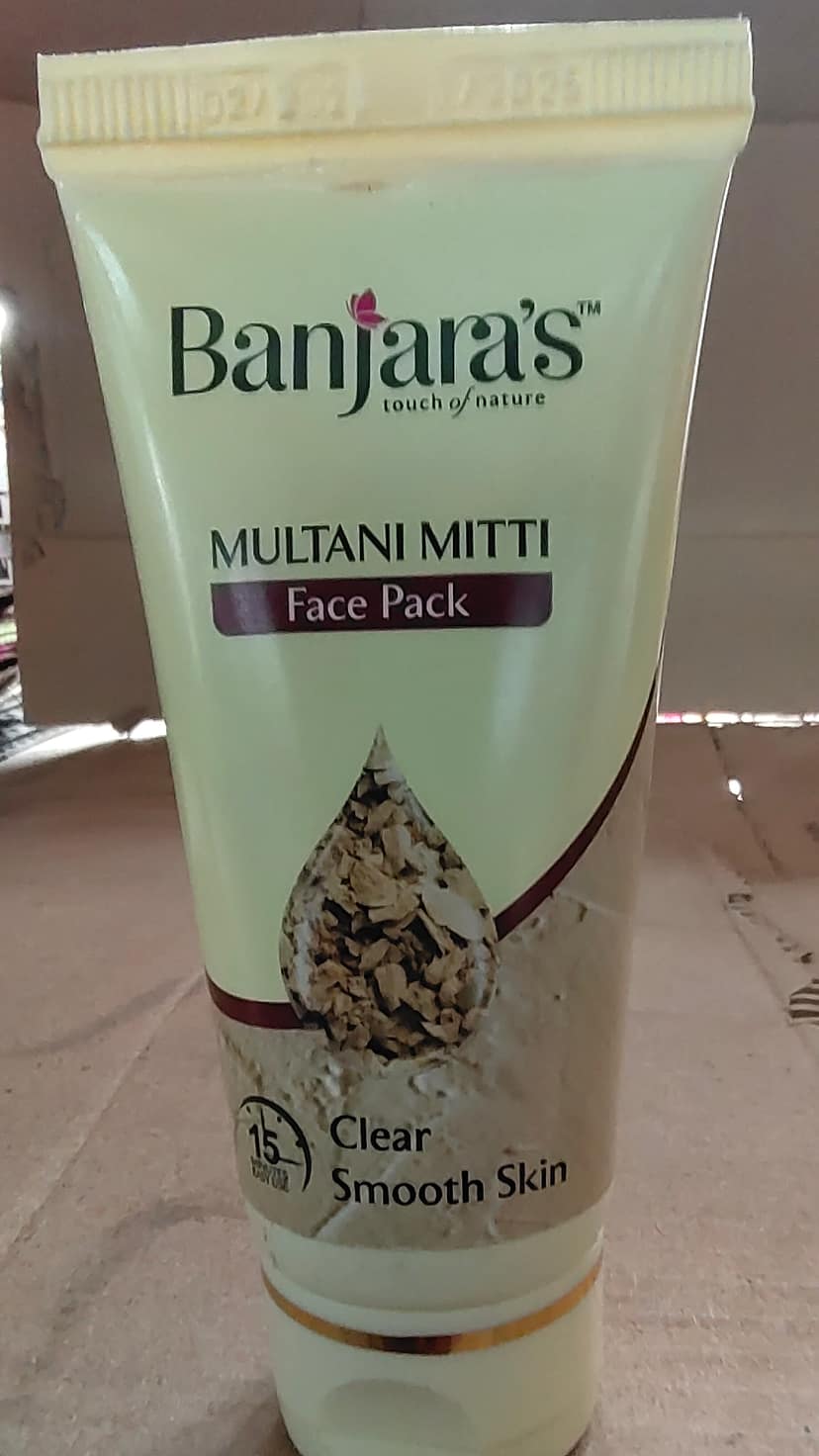 Banjaras multani mitti face pack