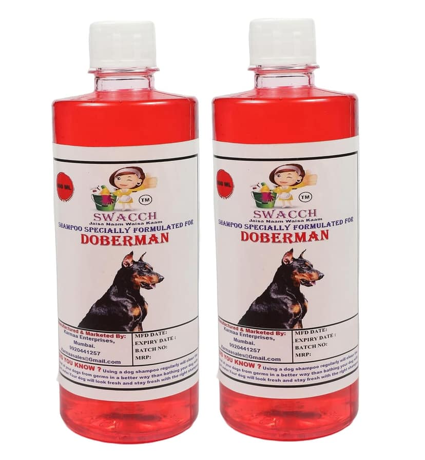 Swacch Shampoo Specially Formulated for Doberman (500ML) (Combo Pack of 2) Strawberry view 2
