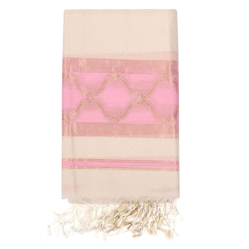 HANDLOOM MAHESHAWRI TRADITIONAL 02 PCS SUIT (SKU - 3S0106050422 Suit 169) view 2