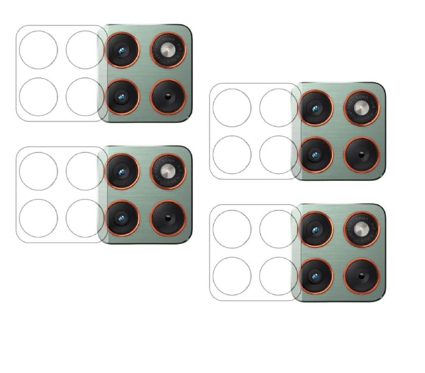 ISAAK Back Camera Lens Protector compatible for Moto Edge 70 (Pack of 4) view 2
