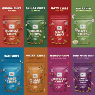 Chef Urbano Combo Chips Beetroot Indian Masala Pouch 80 Gms Pack Of 6
