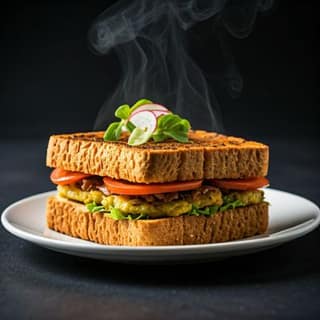 Special Veg Sandwich Toast