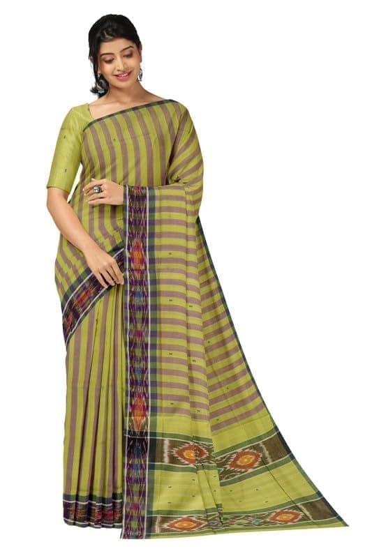 APCO Handloom (A Andhra Pradesh Govt Emporium)- Women's Traditional Pure Handloom Dulla Cotton Saree | DL0089