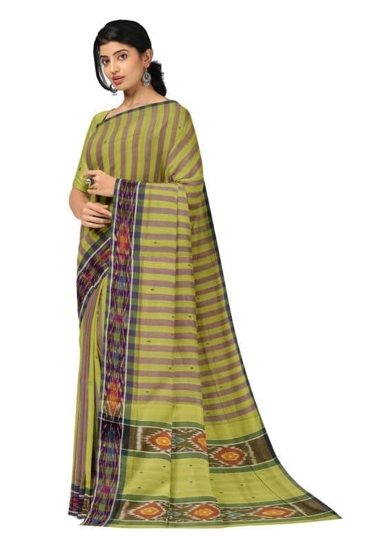 APCO Handloom (A Andhra Pradesh Govt Emporium)- Women's Traditional Pure Handloom Dulla Cotton Saree | DL0089 view 2