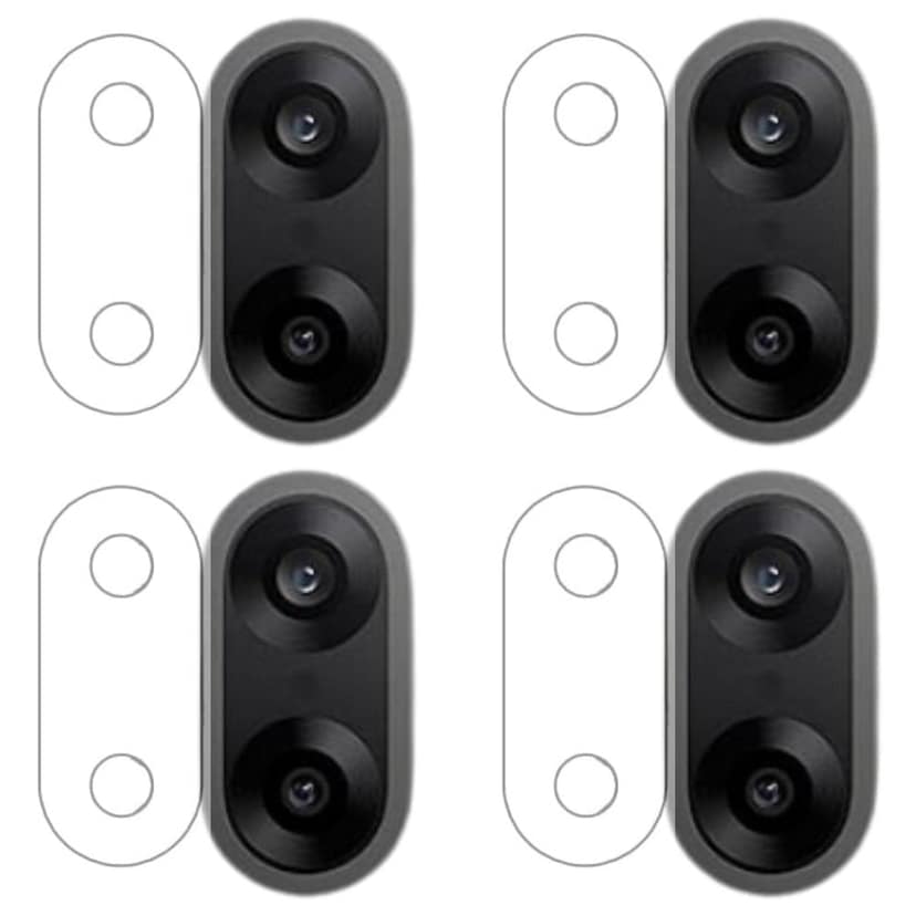 ISAAK Back Camera Lens Protector compatible for Samsung Galaxy A36 5G|Samsung Galaxy A26 5G|Samsung Galaxy A56 5G (Pack of 4)