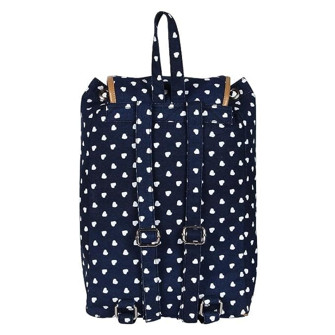 Lychee bags Women's Blue Canvas Lucy Backpack view 2