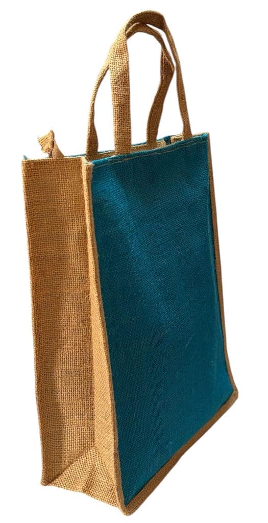 Maatru Jute Hand Bag-Blue view 2