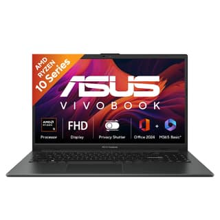 ASUS Vivobook Go 15 (2026),AMD Ryzen 5 40, AMD Radeon iGPU, 16GB RAM, 512GB SSD, FHD, 15.6"(39.6 cm),Windows 11,M365 Basic(1 Year)* Office 2024,Mixed Black,1.63 Kg,E1504FA-BQ2116WS,Thin & Light Laptop ASUS Vivobook Go 15 (2026),AMD Ryzen 5 40, AMD Radeon