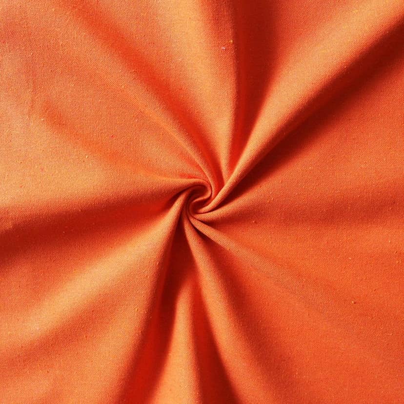 AIRWILL 100% Cotton Solid Pattern 8 Seater Rectangle Table Cover Sized, 56x95 inches (Orange, Pack of 1) view 2