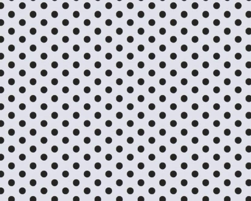 AIRWILL 100% Cotton Polka Pattern 6 Seater Rectangle Table Cover Sized, 56x71 inches (Black,White, Pack of 1) view 2