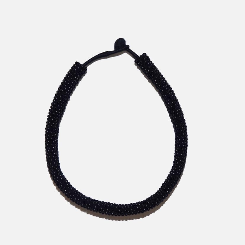 Tribes India Handcrafted Black Necklace view 2
