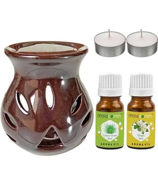 Peepalcomm Ceramic Aroma Oils & Diffusers Set - Pack of 5