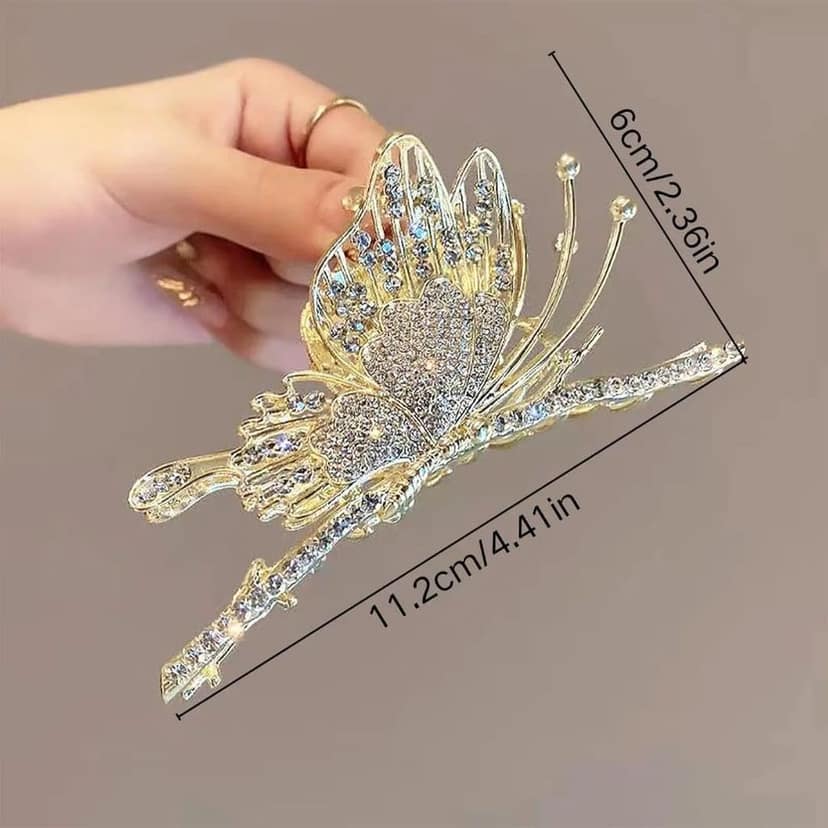 Stylish Hair Claw Trendy Alloy Metal Claw view 2