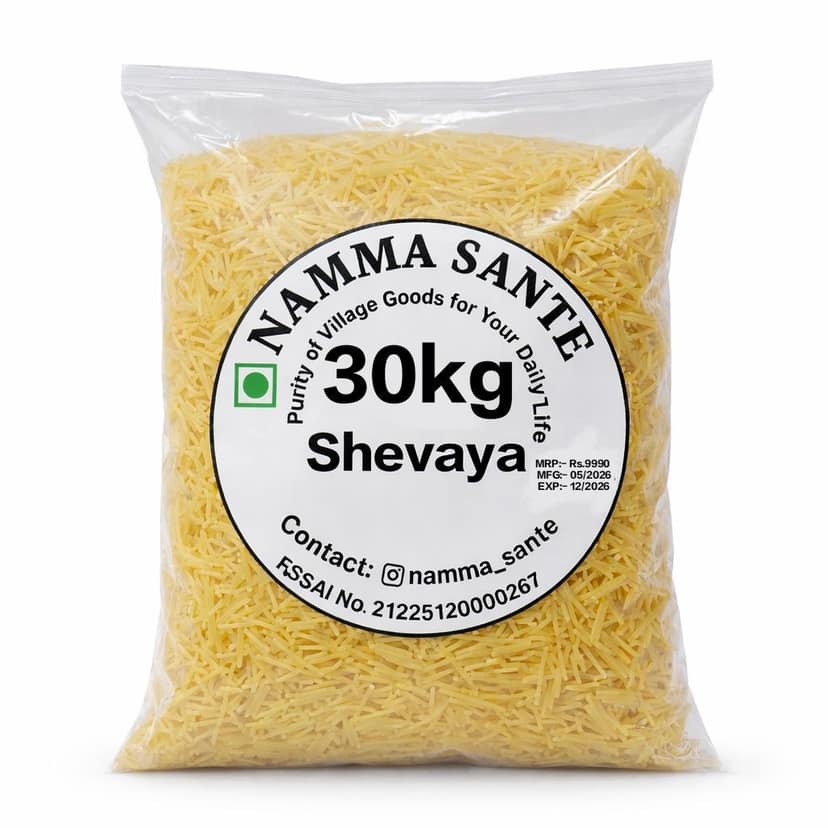 Shevaya, Vermicelli, Semiya, Seviyan, Semige 30kg