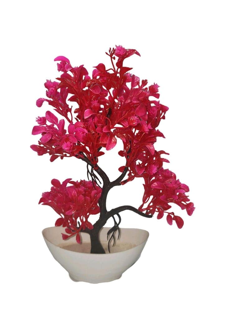 Bonsai Tree, Artificial Flower Plant for Home Decor, Small Potted Tree, Fake Flower for Decoration, Table Top Plant, Office Desk Decor view 2